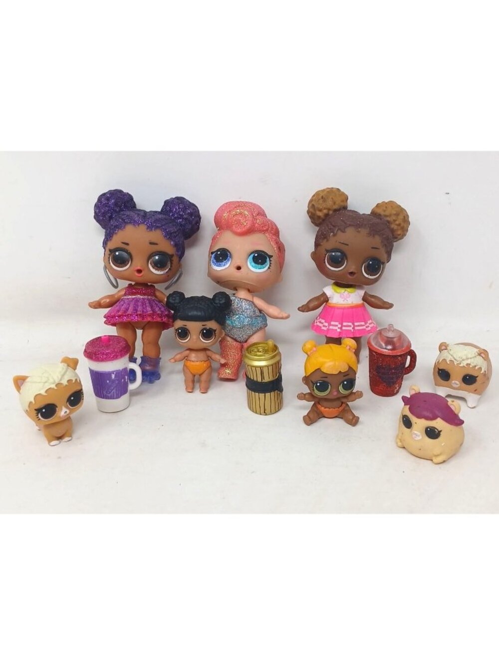 Lol Surprise Dolls Lot With Accessories & Pets #D-21